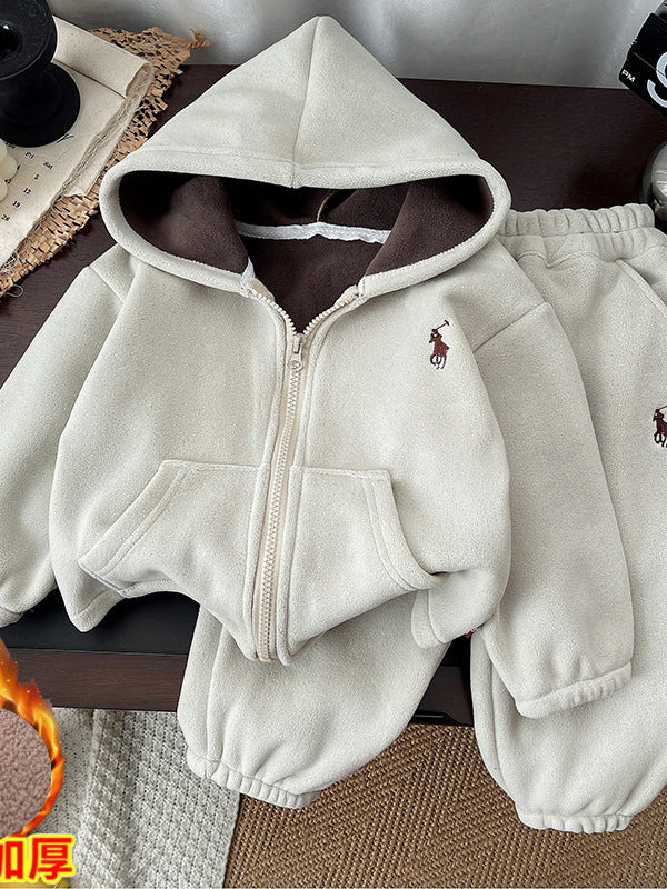 Kids’ Fleece Hooded 2-Piece Set