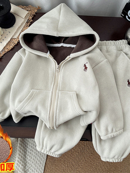 Kids’ Fleece Hooded 2-Piece Set