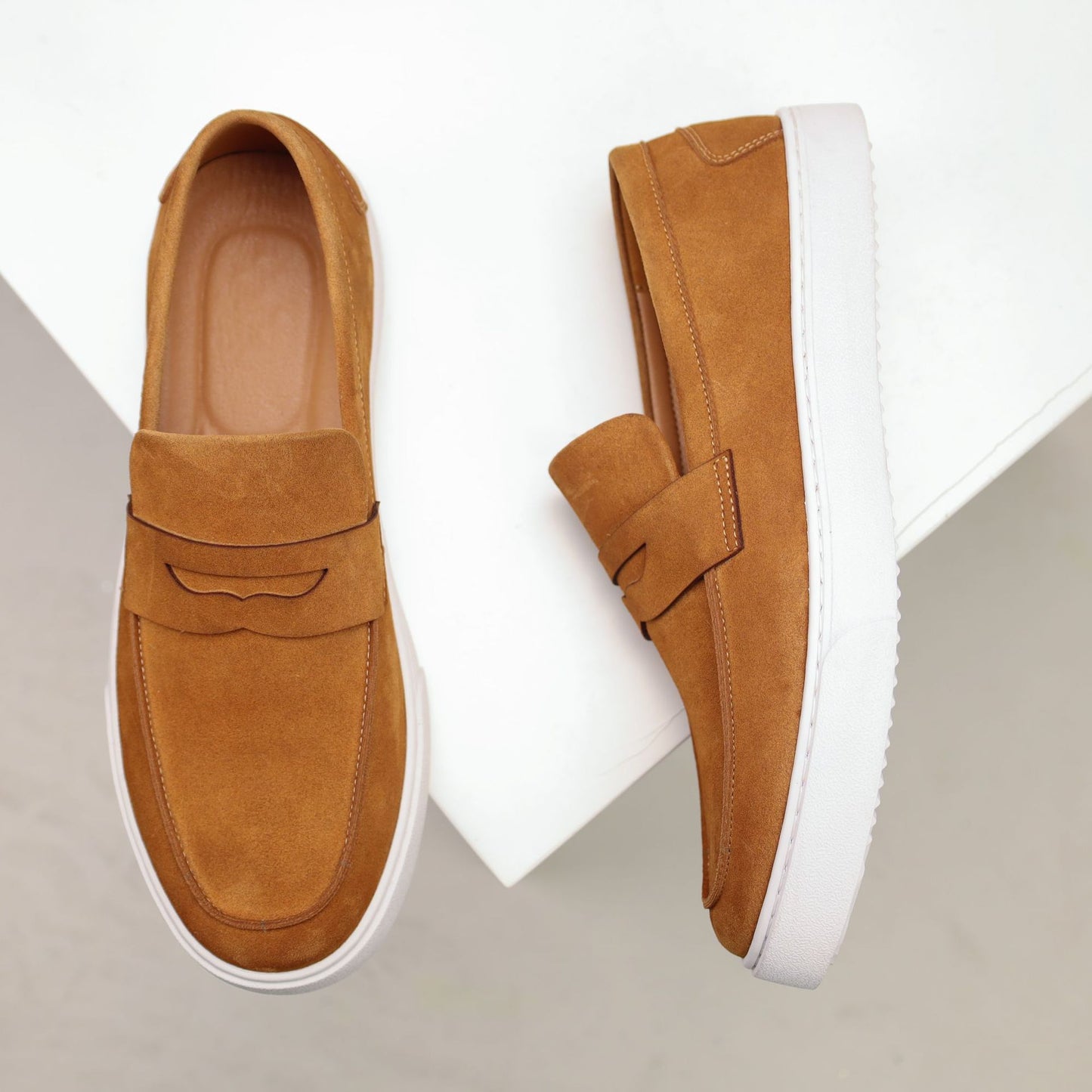Men’s Breathable Suede Slip-On Loafers