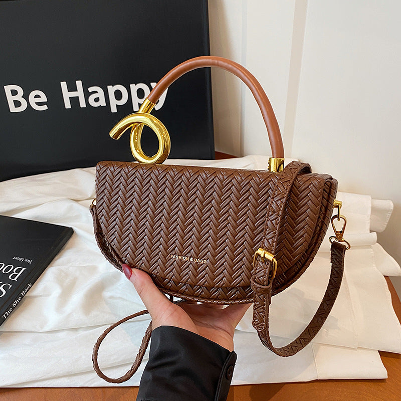 Women’s Light Luxury Saddle Crossbody Bag