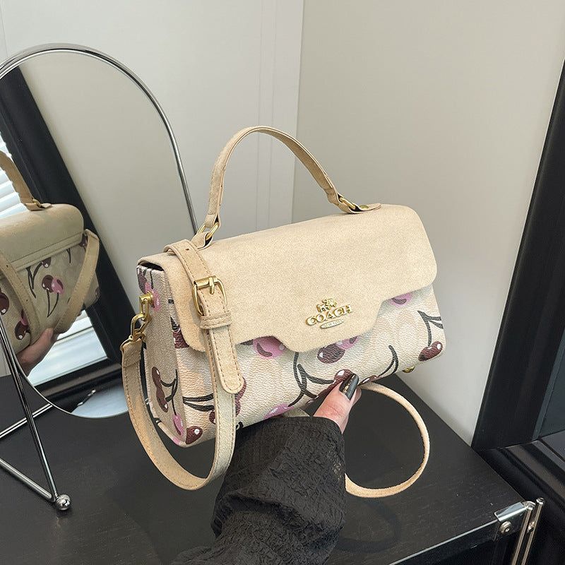 Women’s Vintage Matte Small Square Crossbody Bag