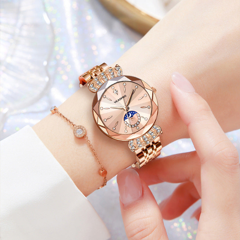 Women’s Diamond Accent Luxury Quartz Watch