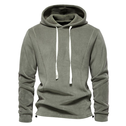 Men’s Half-Zip Fleece Stand Collar Sweatshirt