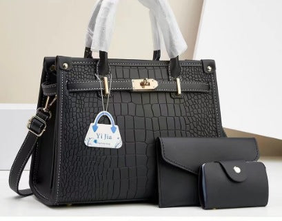 Women’s Macaron 3-Piece Handbag Set