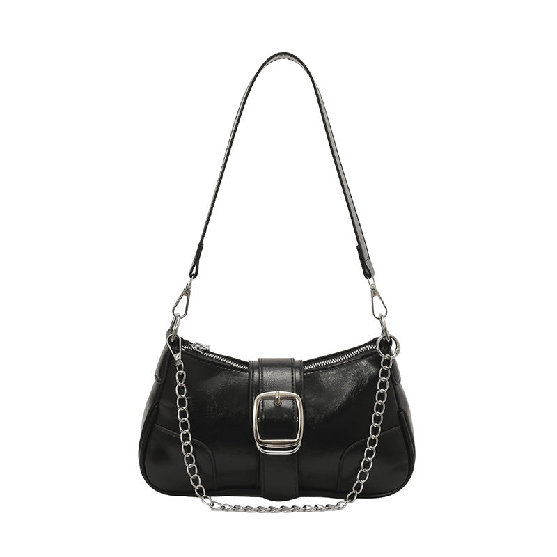 Women’s French Chain Baguette Shoulder Bag