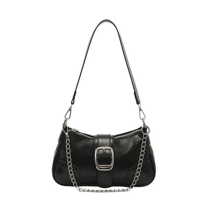 Women’s French Chain Baguette Shoulder Bag