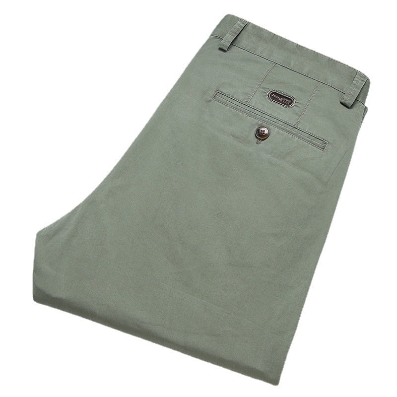 Men’s Lightweight Cotton Casual Business Pants