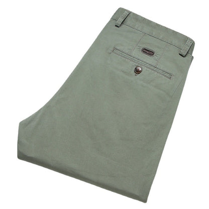 Men’s Lightweight Cotton Casual Business Pants