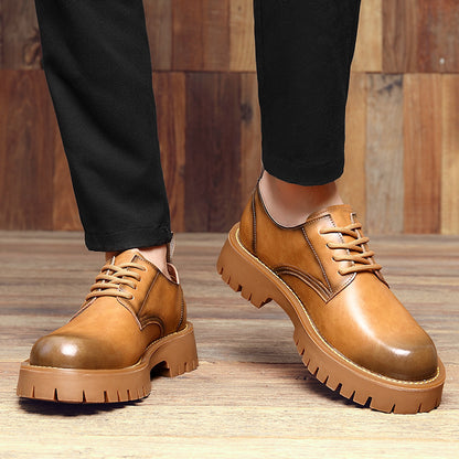 Men’s British-Style Thick-Sole Martin Boots
