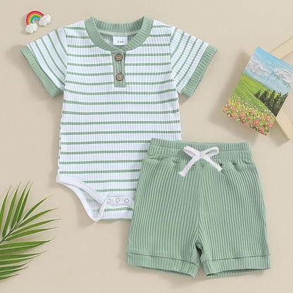 Baby Summer Short Sleeve Romper Jumpsuit