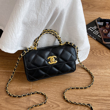 Women’s Quilted Chain Crossbody Bag