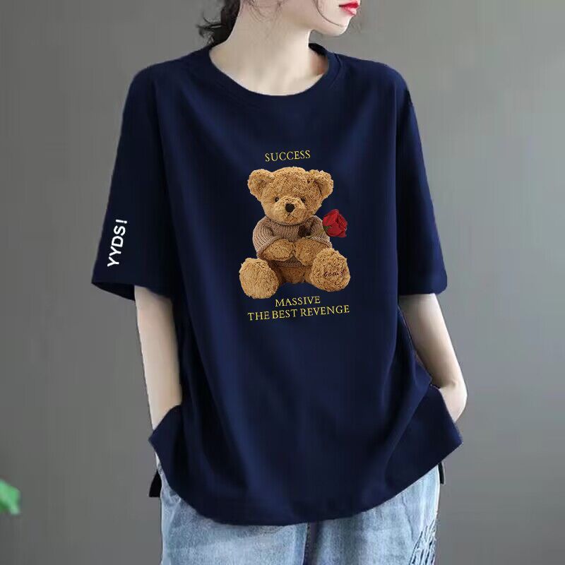Women’s Printed Loose-Fit Short Sleeve T-Shirt