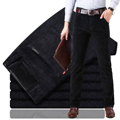 Men’s Loose Straight Corduroy Pants