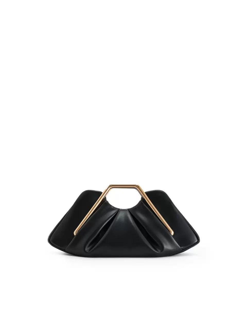 Women’s Soft Leather Pleated Cloud Bag