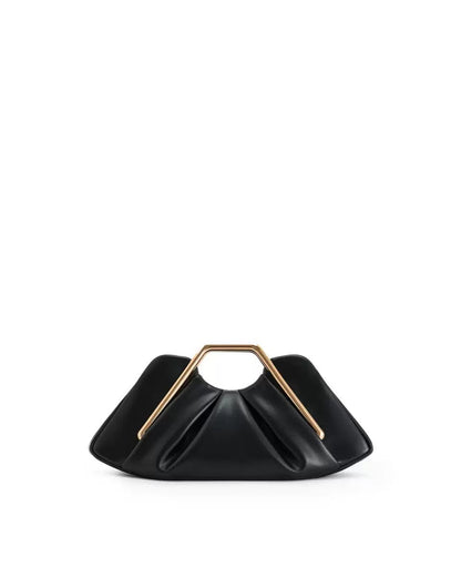 Women’s Soft Leather Pleated Cloud Bag
