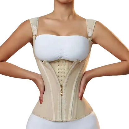 Cross-border abdominal belt waist postpartum autumn and winter plus-size double-layer women's slimming abdominal tucking warm belt spot wholesale