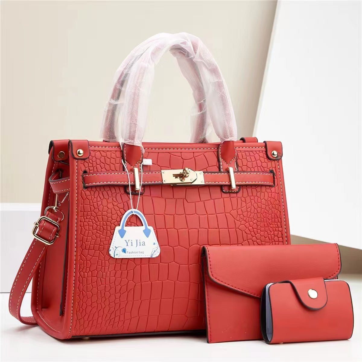 Women’s Macaron 3-Piece Handbag Set