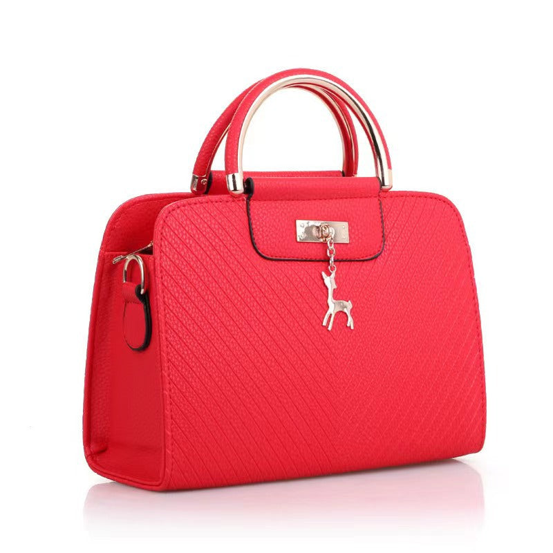 Women’s Solid Color Square Crossbody Bag