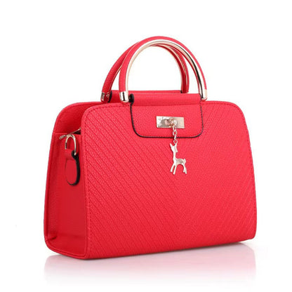 Women’s Solid Color Square Crossbody Bag