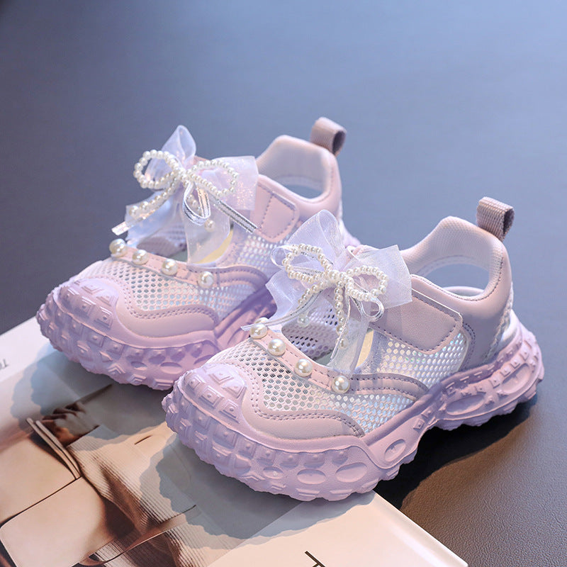 Girls’ Breathable Mesh Beach Sandals