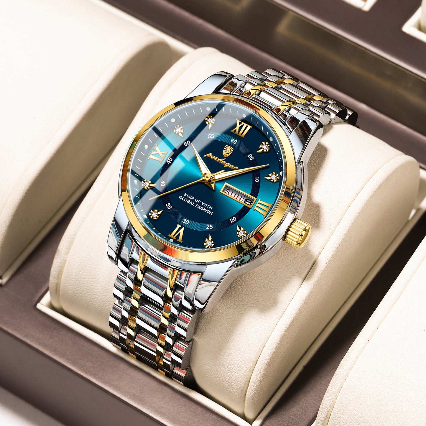 Men’s Waterproof Luminous Quartz Watch