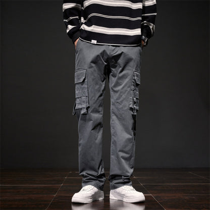 Men’s Workwear Cargo Straight-Leg Pants