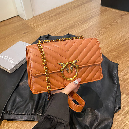 Women’s Diamond Quilted Chain Crossbody Bag