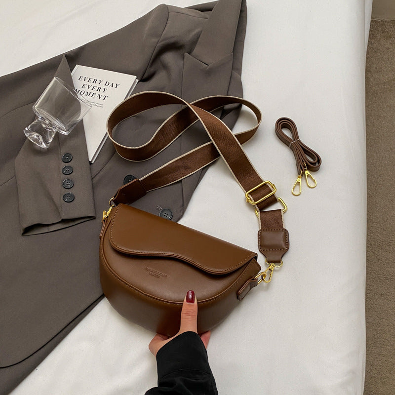 Women’s Retro Saddle Crossbody Shoulder Bag