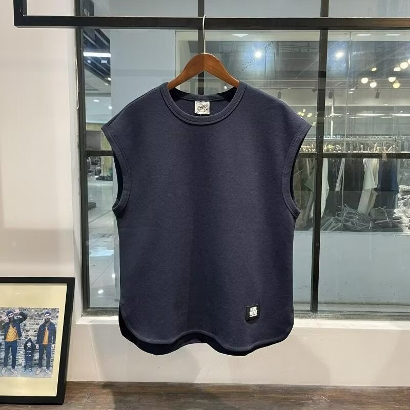 Men’s Ice Silk Sleeveless Summer Vest T-Shirt