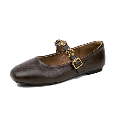 Women’s Soft Leather French Ballet Flats