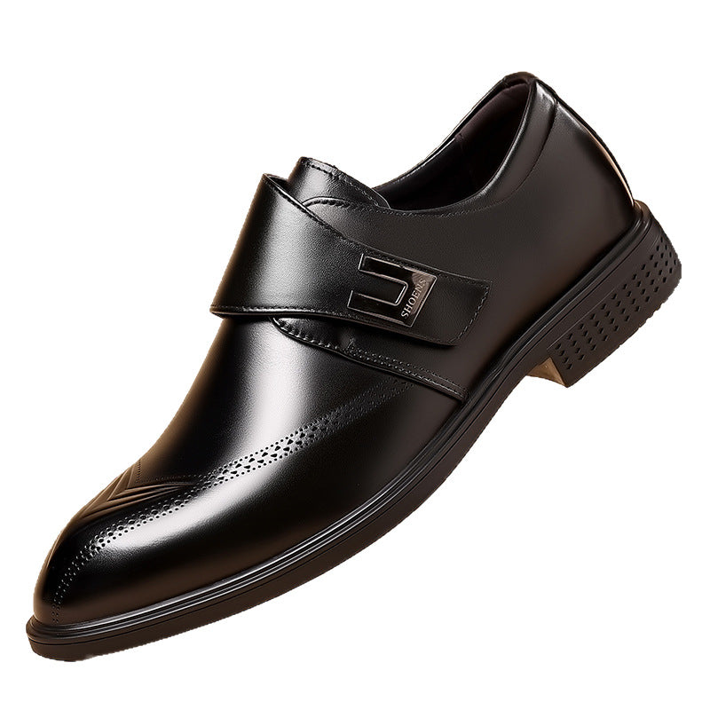 Men’s First-Layer Cowhide Business Casual Leather Shoes