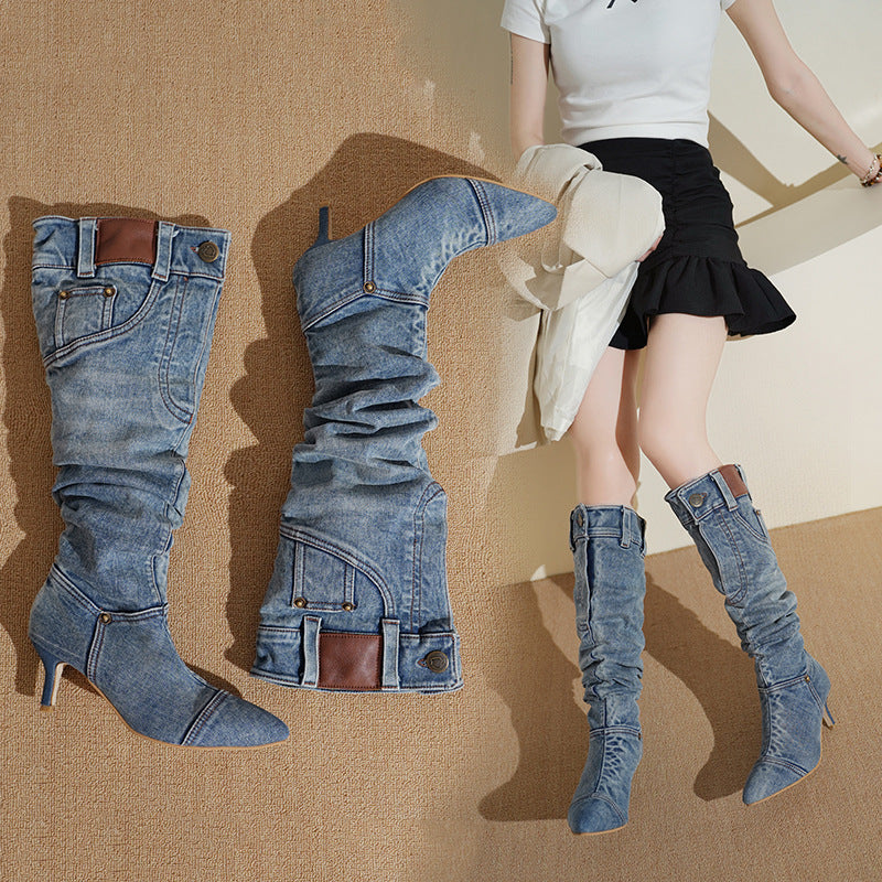 Women’s Vintage Western Stiletto Cowboy Boots