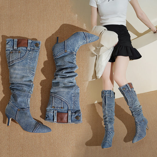 Women’s Vintage Western Stiletto Cowboy Boots