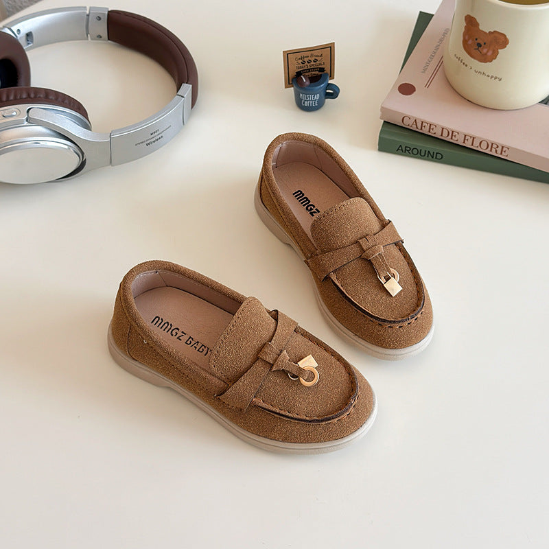 Kids’ British Style Casual Loafer Shoe
