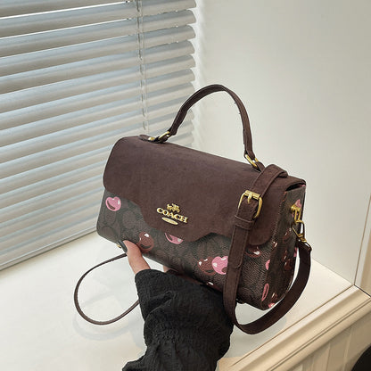 Women’s Vintage Matte Small Square Crossbody Bag