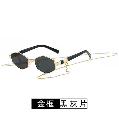 Women’s Polygonal Metal Fashion Sunglasses
