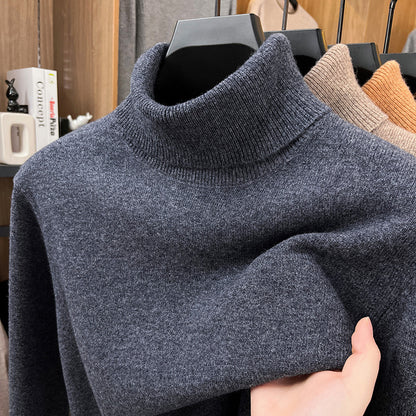 Men’s Wool Thick Turtleneck Sweater