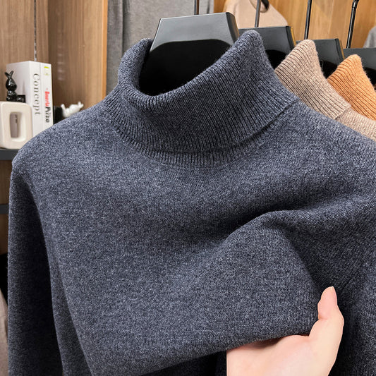 Men’s Wool Thick Turtleneck Sweater
