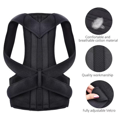 Cross-border back correction tape, chest straightening posture correction band, anti-hunchback reinforced support, breathable back posture correction tape wholesale