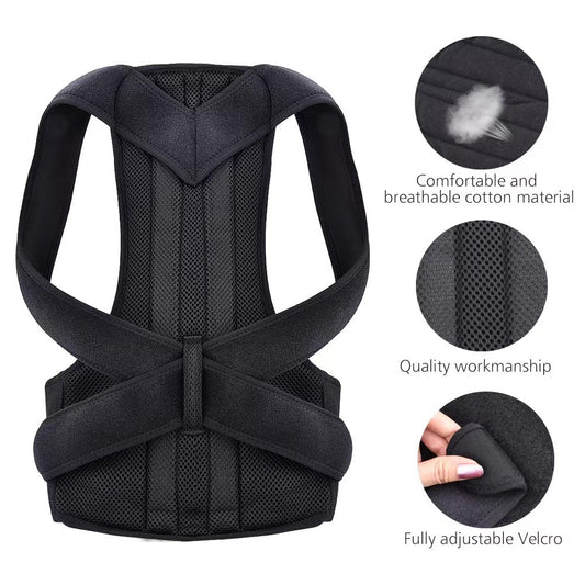 Cross-border back correction tape, chest straightening posture correction band, anti-hunchback reinforced support, breathable back posture correction tape wholesale