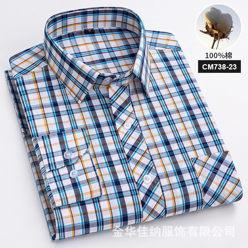 Men’s Cotton Check Casual Shirt