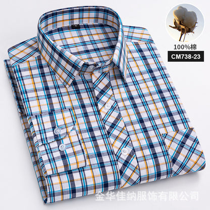 Men’s Cotton Check Casual Shirt