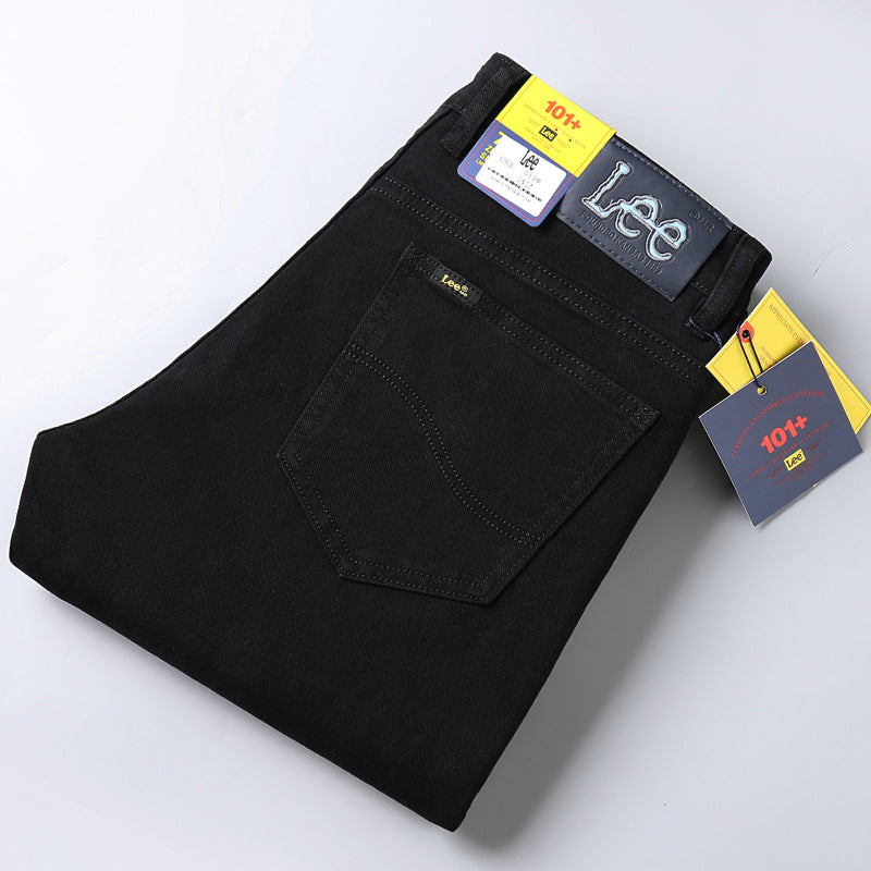 Men’s Thick Stretch Straight-Leg Jeans