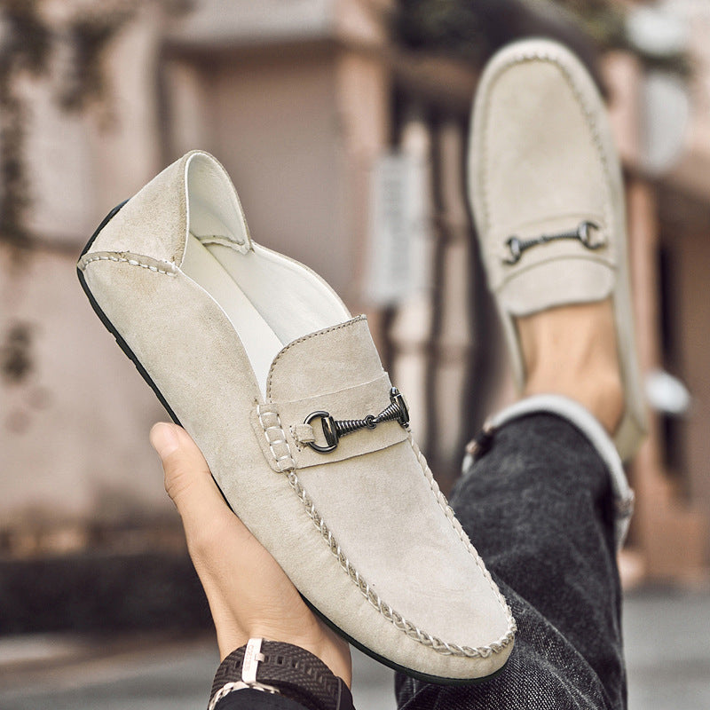 Men’s Genuine Leather Casual Slip-On Loafers