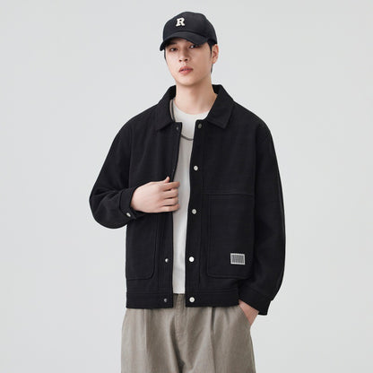 Men’s Vintage Loose-Fit Casual Jacket