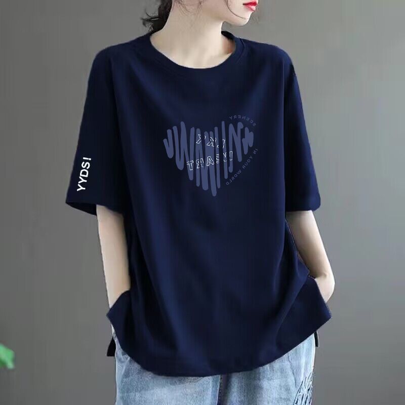 Women’s Printed Loose-Fit Short Sleeve T-Shirt