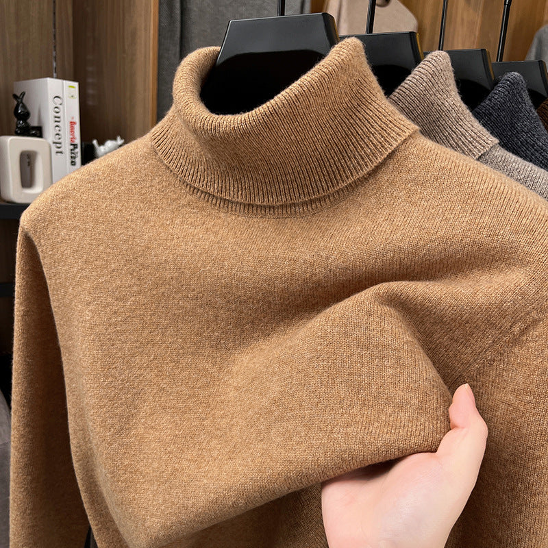 Men’s Wool Thick Turtleneck Sweater