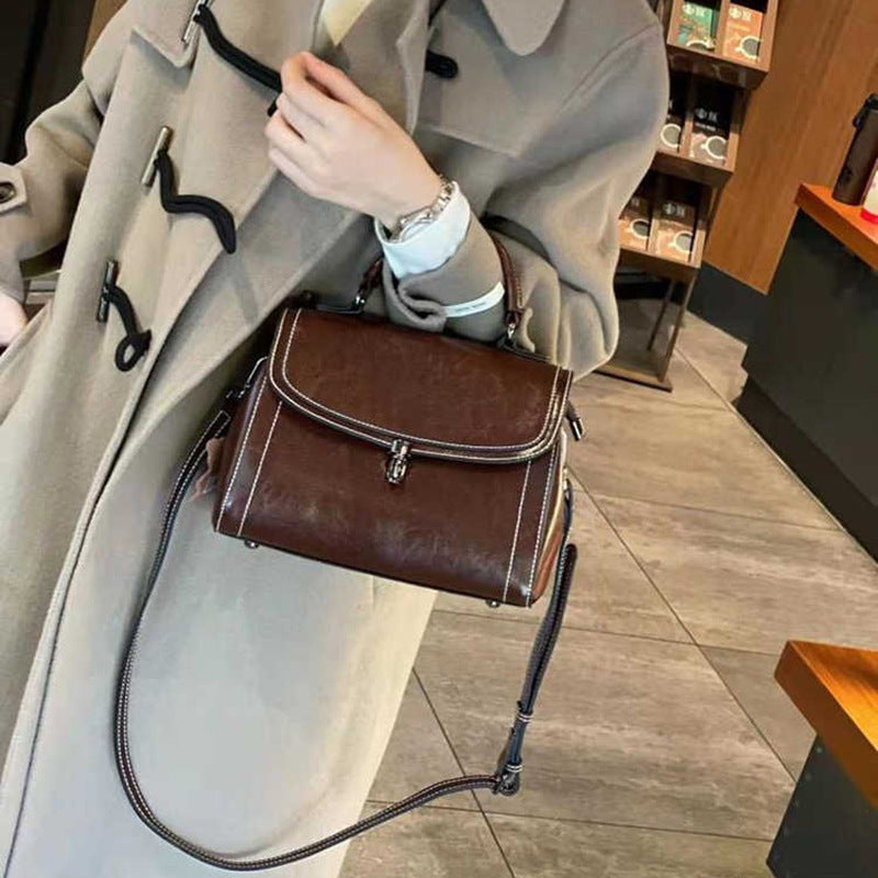 Women’s Genuine Cowhide Shoulder Handbag