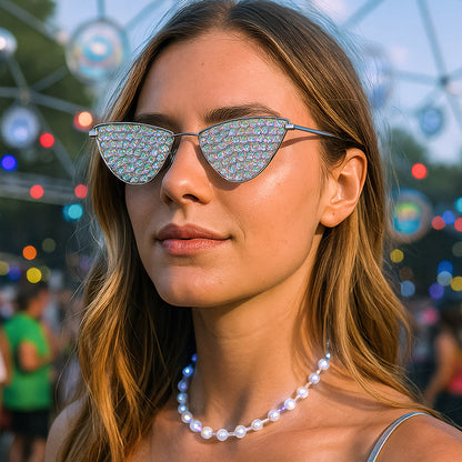 Women’s Rimless Fashion Sunglasses