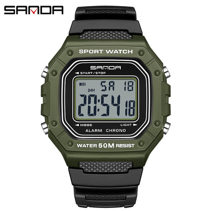 SANDA Multifunction Digital Sports Watch